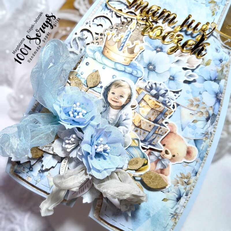 kartka na roczek dla chłopca