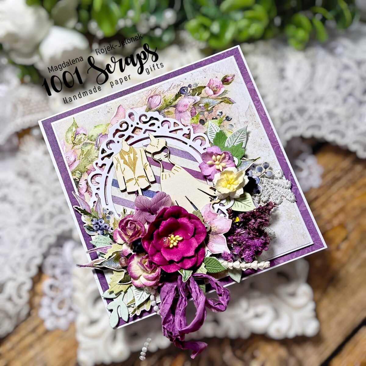 Zdjęcie Kartki ślubnej 1 z przodu