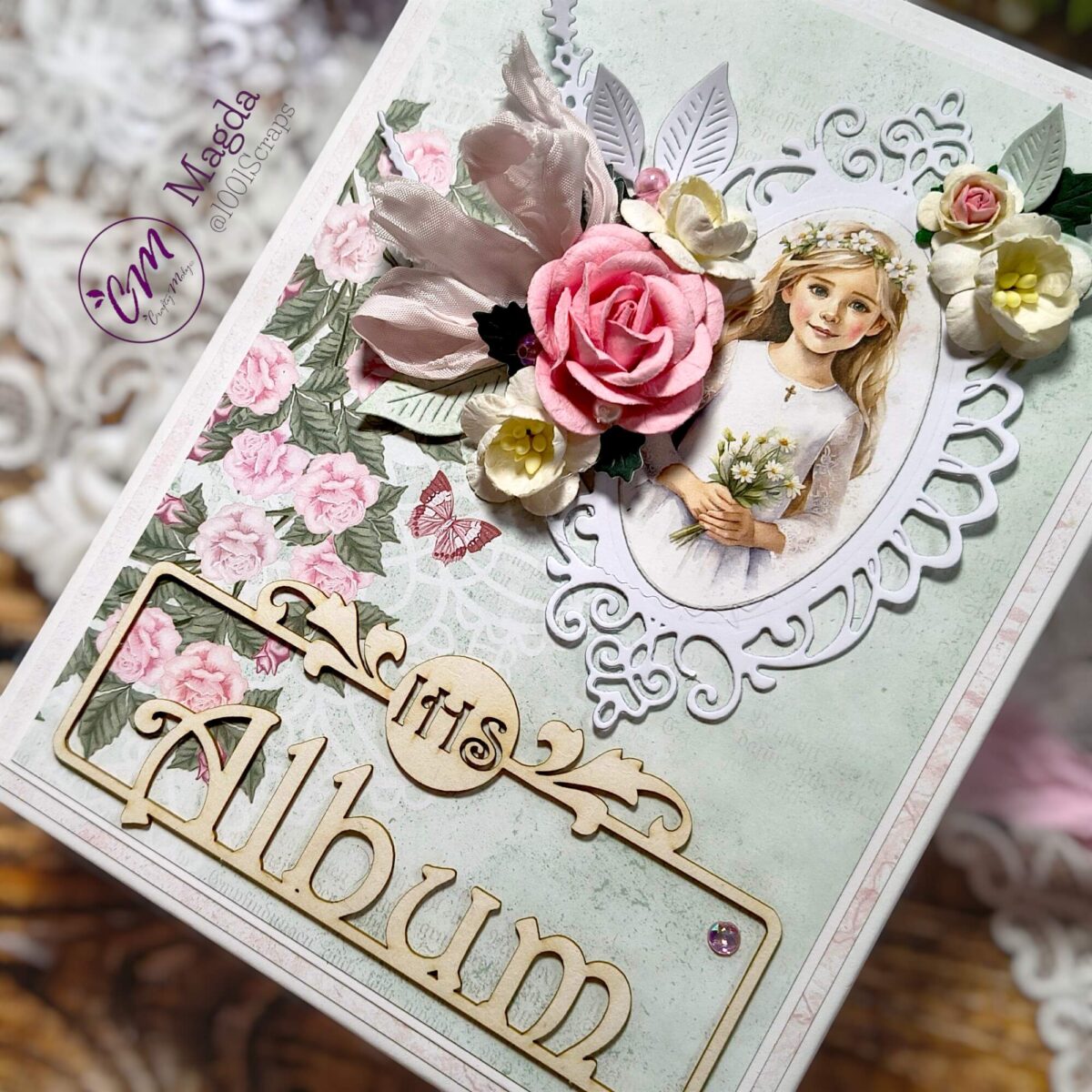 album komunijny handmade