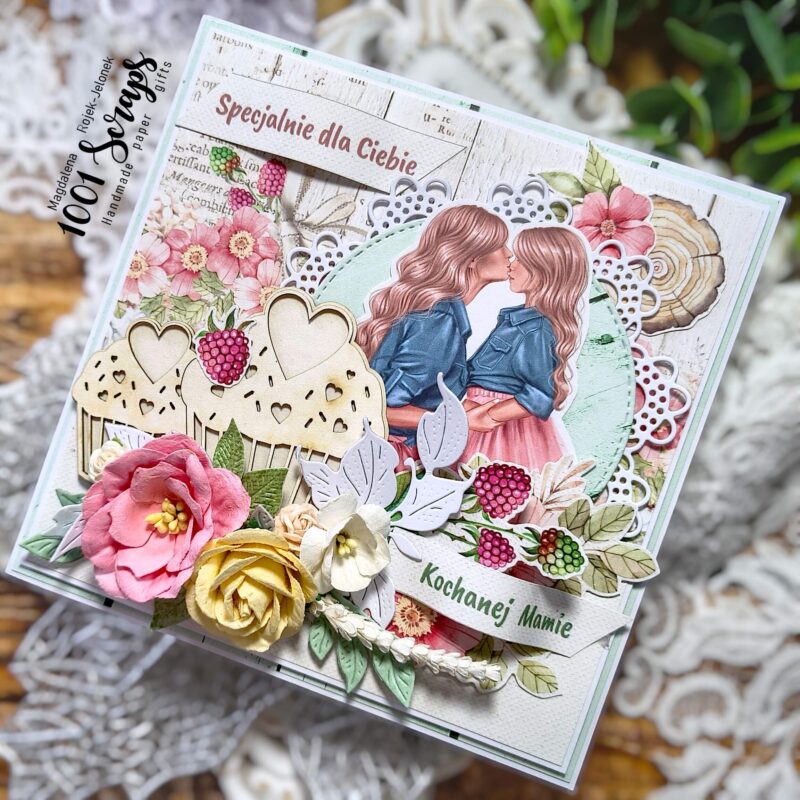 kartka handmade dla mamy