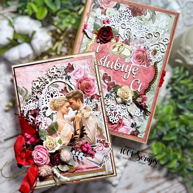 zestaw ślubny handmade