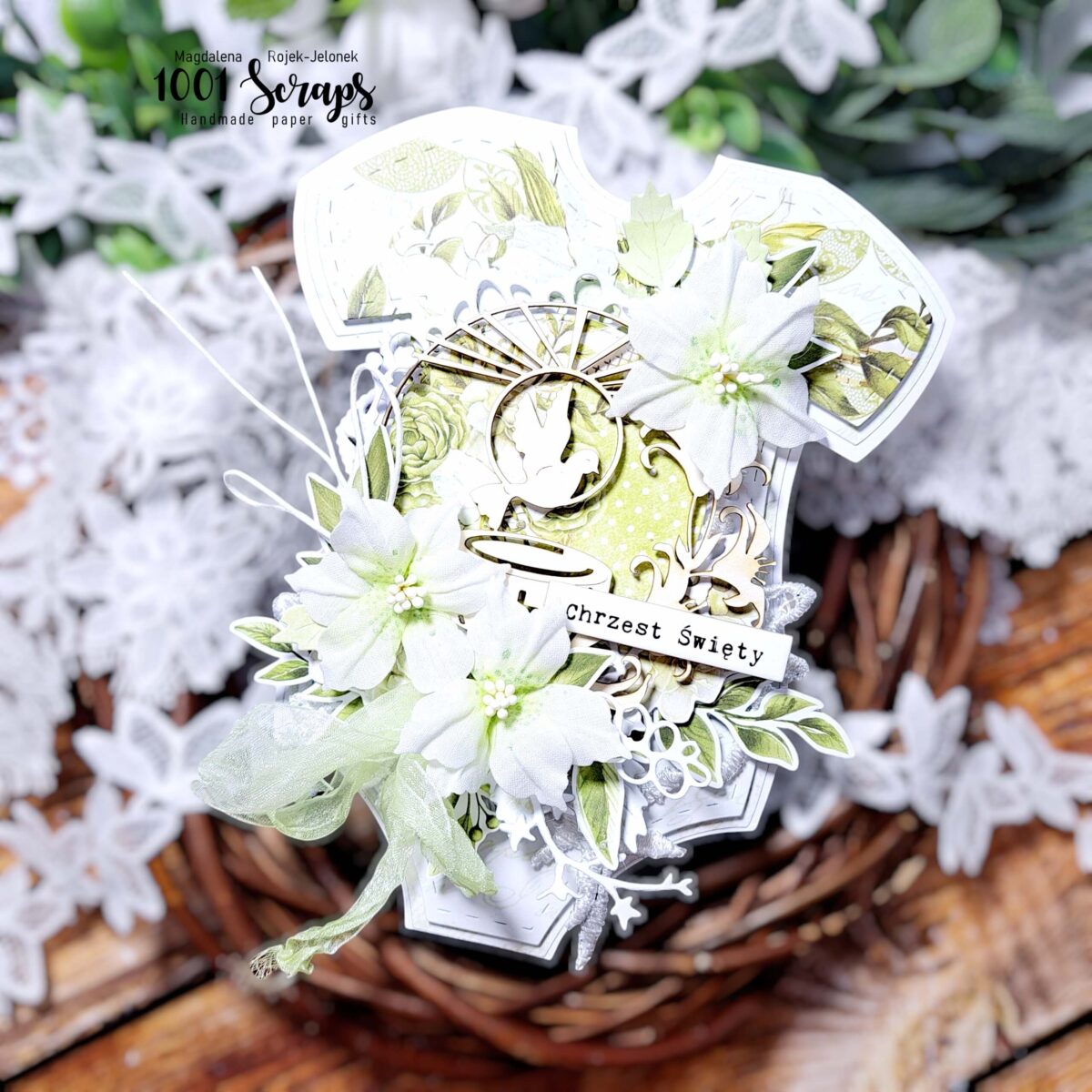 Zdjęcie Kartki na chrzest święty 4 z przodu