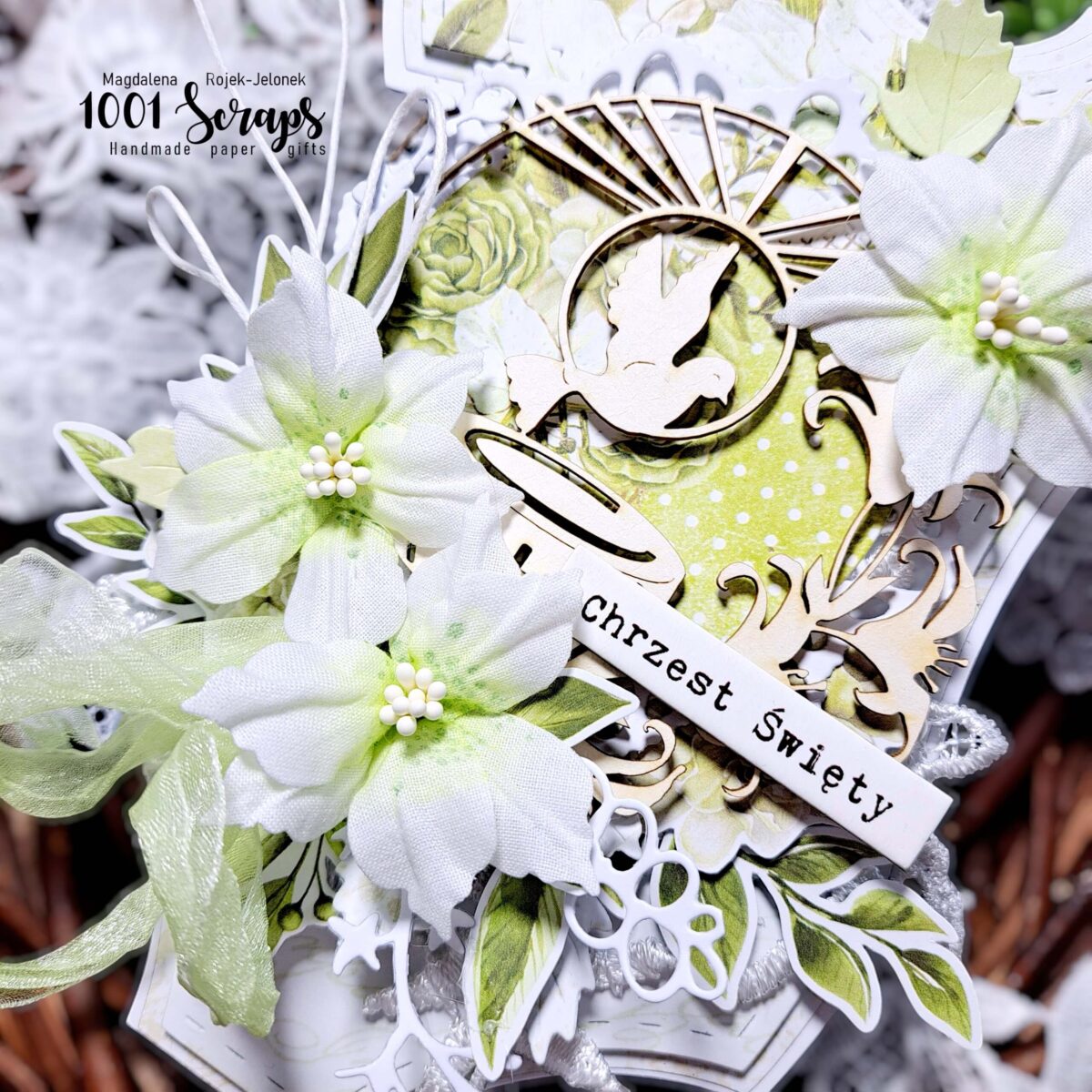 Zdjęcie Kartki na chrzest święty 4 z bliska