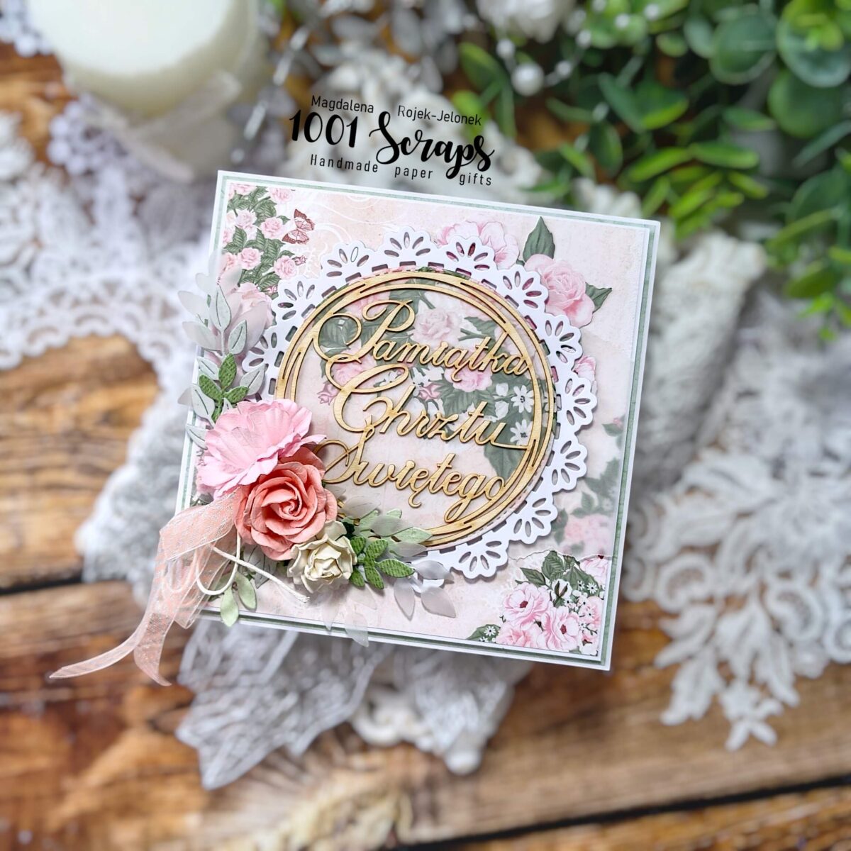 Zdjęcie Kartki na chrzest święty 3 z przodu