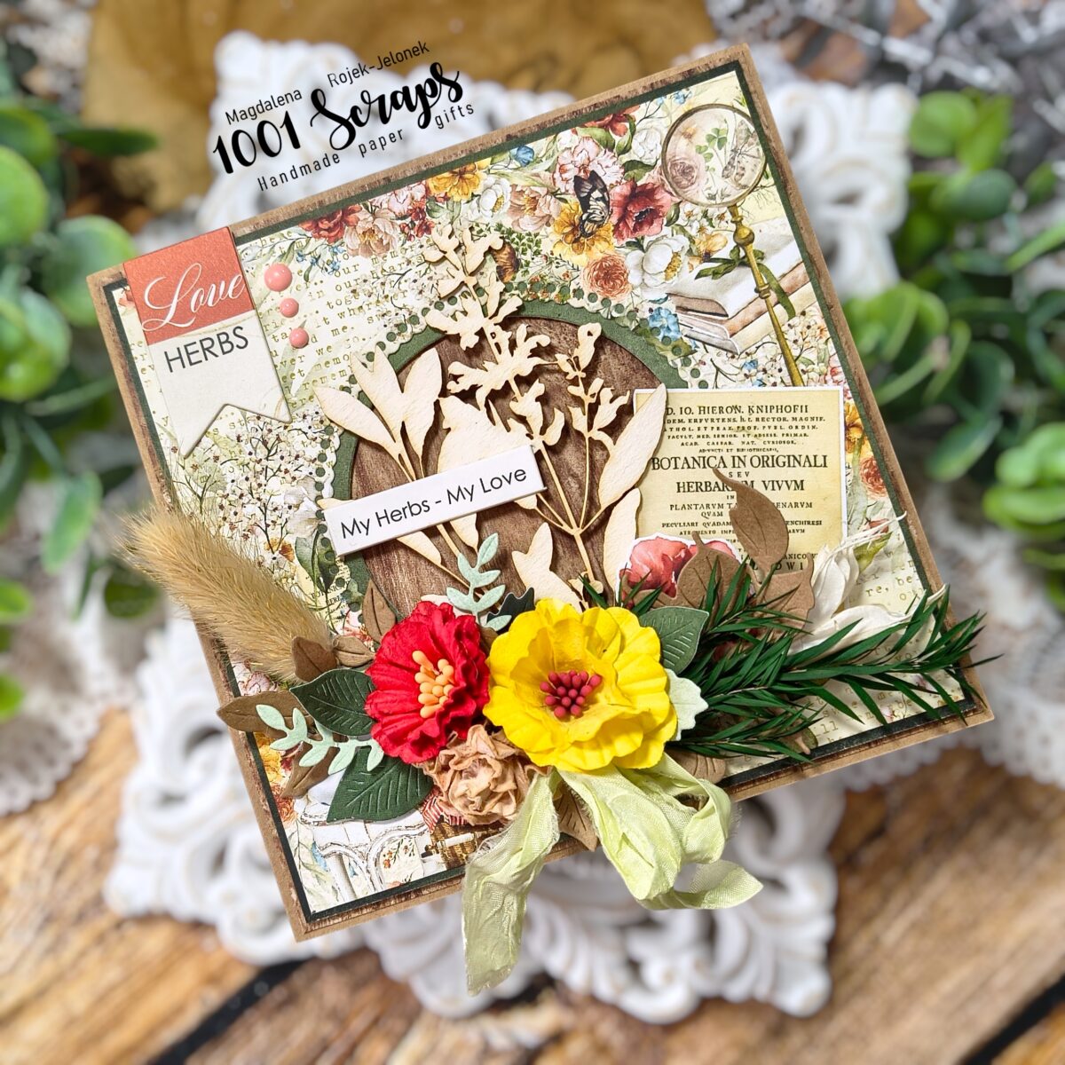 Kartka „Botaniczna Harmonia” - obrazek 4